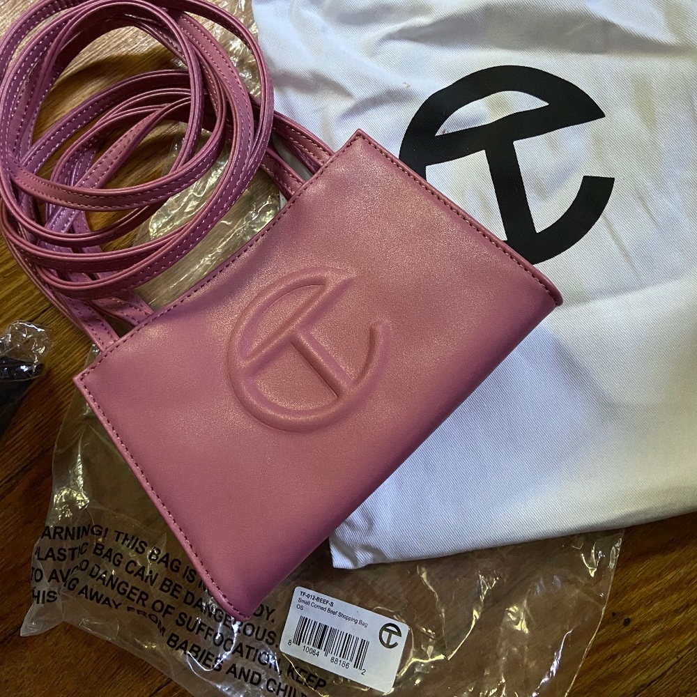 🩷 AUTHENTIC Telfar Small Shopping Bag CORNED BEEF 🩷
